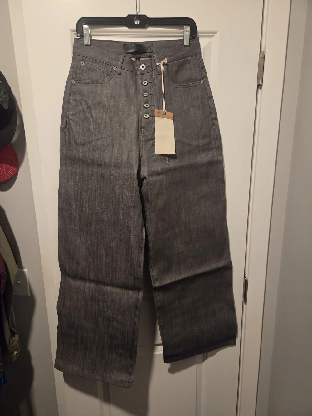 No/Faith Studios RAW DENIM JAPANESE LOOSE FIT BLACK
